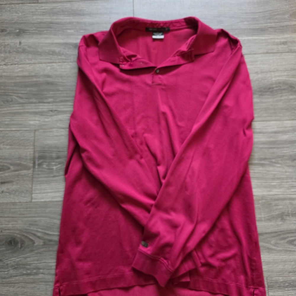 Nike Men's Polo Shirt - Bold Pink